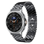 xDfind 魚鱗模様メタルウォッチバンド、Samsung Galaxy Watch Ultra/Ultra 2025用、Samsung Galaxy Watch8 / 8 Classic用、Samsung Galaxy Watch7 / FE / 6 / 5 / 4用、Samsung Galaxy Fit3用
