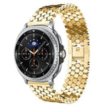 xDfind 魚鱗模様メタルウォッチバンド、Samsung Galaxy Watch Ultra/Ultra 2025用、Samsung Galaxy Watch8 / 8 Classic用、Samsung Galaxy Watch7 / FE / 6 / 5 / 4用、Samsung Galaxy Fit3用