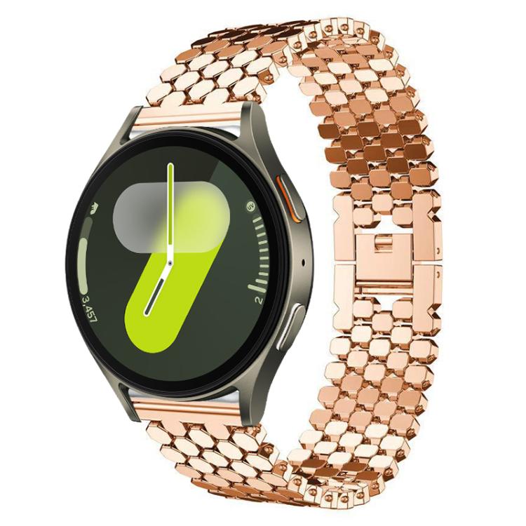 xDfind 魚鱗模様メタルウォッチバンド、Samsung Galaxy Watch Ultra/Ultra 2025用、Samsung Galaxy Watch8 / 8 Classic用、Samsung Galaxy Watch7 / FE / 6 / 5 / 4用、Samsung Galaxy Fit3用
