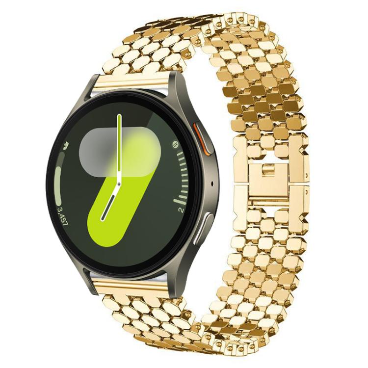 xDfind 魚鱗模様メタルウォッチバンド、Samsung Galaxy Watch Ultra/Ultra 2025用、Samsung Galaxy Watch8 / 8 Classic用、Samsung Galaxy Watch7 / FE / 6 / 5 / 4用、Samsung Galaxy Fit3用