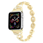xDfind ダイヤモンドステンレススチールウォッチバンド、Apple Watch 42 / 44 / 45 / 46 / 49mm用、Apple Watch 38 / 40 / 41 / S10 42mm用