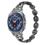 xDfind ダイヤモンドステンレススチールウォッチバンド、Samsung Galaxy Watch Ultra/Ultra 2025用、Samsung Galaxy Watch8 / 8 Classic用