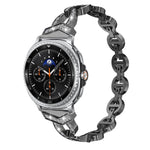 xDfind ダイヤモンドステンレススチールウォッチバンド、Samsung Galaxy Watch Ultra/Ultra 2025用、Samsung Galaxy Watch8 / 8 Classic用