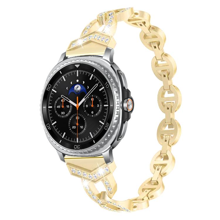 xDfind ダイヤモンドステンレススチールウォッチバンド、Samsung Galaxy Watch Ultra/Ultra 2025用、Samsung Galaxy Watch8 / 8 Classic用
