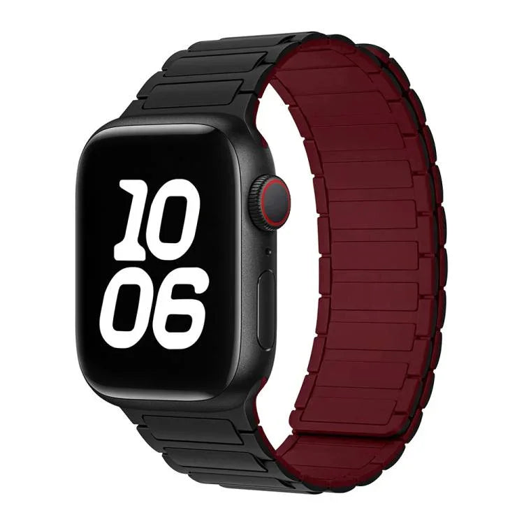 xDfind I字型マグネットシリコンウォッチバンド、Apple Watch 42 / 44 / 45 / 46 / 49mm用、Apple Watch 38 / 40 / 41 / S10 42mm用