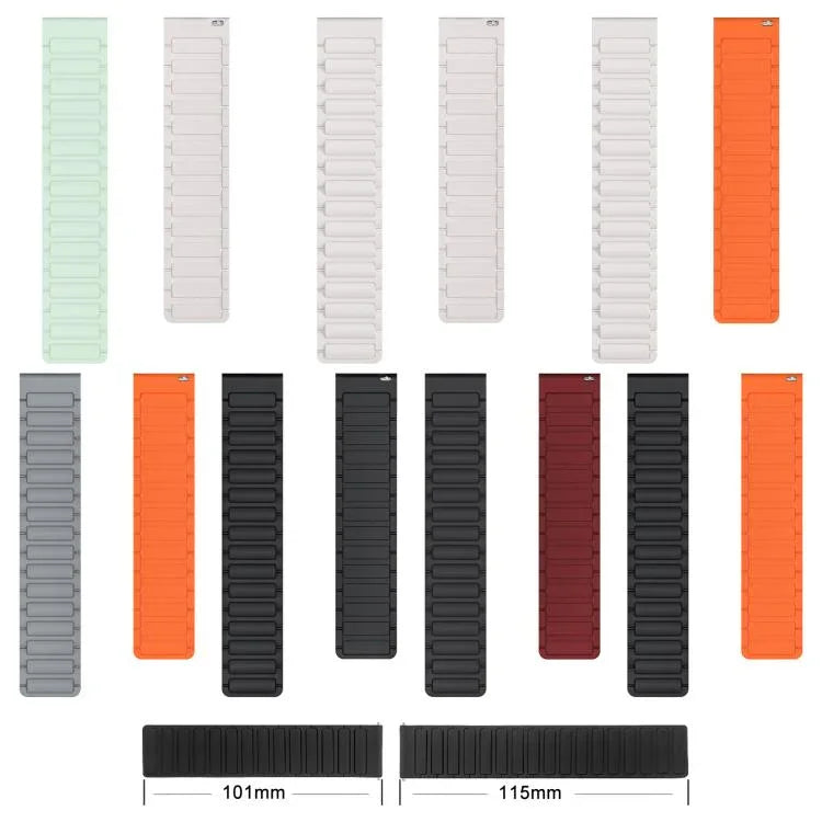 xDfind I字型マグネットシリコンウォッチバンド、Apple Watch 42 / 44 / 45 / 46 / 49mm用、Apple Watch 38 / 40 / 41 / S10 42mm用