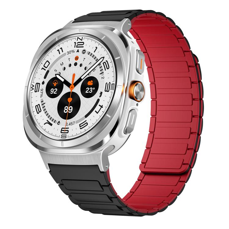 xDfind I字型 マグネット シリコンウォッチバンド、Samsung Galaxy Watch Ultra / Ultra 2025用、Samsung Galaxy Watch8 / 8 Classic用、Samsung Galaxy Fit3 SM-R390用