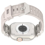 メカストライプテクスチャシリコンウォッチバンド、Apple Watch 46mm / 49mm / 45mm / 44mm 用
