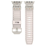 メカストライプテクスチャシリコンウォッチバンド、Apple Watch 46mm / 49mm / 45mm / 44mm 用