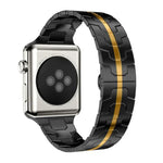 xDfind バタフライバックルステンレススチールウォッチバンド、Apple Watch 42 / 44 / 45 / 46 / 49mm用、Apple Watch 38 / 40 / 41 / S10 42mm用