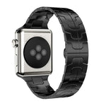 xDfind バタフライバックルステンレススチールウォッチバンド、Apple Watch 42 / 44 / 45 / 46 / 49mm用、Apple Watch 38 / 40 / 41 / S10 42mm用