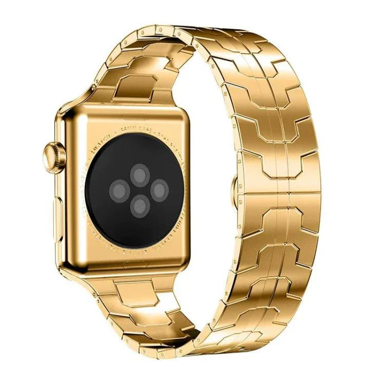 xDfind バタフライバックルステンレススチールウォッチバンド、Apple Watch 42 / 44 / 45 / 46 / 49mm用、Apple Watch 38 / 40 / 41 / S10 42mm用
