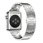 xDfind バタフライバックルステンレススチールウォッチバンド、Apple Watch 42 / 44 / 45 / 46 / 49mm用、Apple Watch 38 / 40 / 41 / S10 42mm用