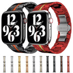 xDfind バタフライバックルステンレススチールウォッチバンド、Apple Watch 42 / 44 / 45 / 46 / 49mm用、Apple Watch 38 / 40 / 41 / S10 42mm用