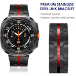 xDfind バタフライバックルステンレススチールウォッチバンド、Samsung Galaxy Watch Ultra / Ultra 2025用、Samsung Galaxy Watch8 / 8 Classic用