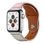 xDfind リベットバックル本革ウォッチバンド、Apple Watch 42 / 44 / 45 / 46 / 49mm用、Apple Watch 38 / 40 / 41 / S10 42mm用