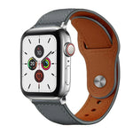 xDfind リベットバックル本革ウォッチバンド、Apple Watch 42 / 44 / 45 / 46 / 49mm用、Apple Watch 38 / 40 / 41 / S10 42mm用
