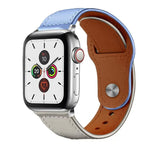 xDfind リベットバックル本革ウォッチバンド、Apple Watch 42 / 44 / 45 / 46 / 49mm用、Apple Watch 38 / 40 / 41 / S10 42mm用