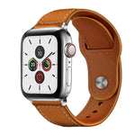 xDfind リベットバックル本革ウォッチバンド、Apple Watch 42 / 44 / 45 / 46 / 49mm用、Apple Watch 38 / 40 / 41 / S10 42mm用
