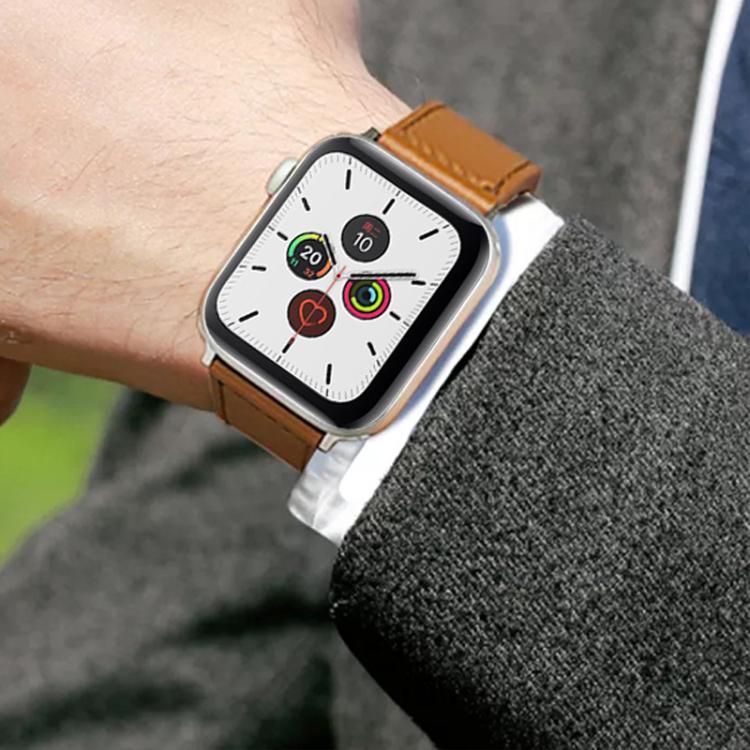 xDfind リベットバックル本革ウォッチバンド、Apple Watch 42 / 44 / 45 / 46 / 49mm用、Apple Watch 38 / 40 / 41 / S10 42mm用