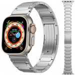 xDfind I字型バックル ステンレススチール製ウォッチバンド、Apple Watch 42 / 44 / 45 / 46 / 49mm用