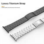 xDfind I字型バックル ステンレススチール製ウォッチバンド、Apple Watch 42 / 44 / 45 / 46 / 49mm用