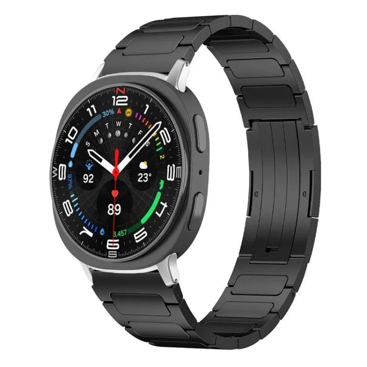 xDfind I字型バックルステンレススチールウォッチバンド、Samsung Galaxy Watch Ultra/Ultra 2025用、Samsung Galaxy Watch8 / 8 Classic用