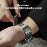 xDfind I字型バックルステンレススチールウォッチバンド、Samsung Galaxy Watch Ultra/Ultra 2025用、Samsung Galaxy Watch8 / 8 Classic用