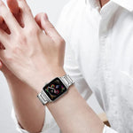 xDfind ステップステンレススチールウォッチバンド、Apple Watch 42 / 44 / 45 / 46 / 49mm用、Apple Watch 38 / 40 / 41 / S10 42mm用