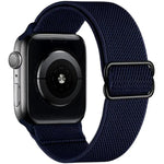 xDfind 調節可能なスライドバックル付き伸縮ナイロンウォッチバンド、Apple Watch 42 / 44 / 45 / 46 / 49mm用、Apple Watch 38 / 40 / 41 / S10 42mm用