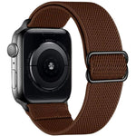 xDfind 調節可能なスライドバックル付き伸縮ナイロンウォッチバンド、Apple Watch 42 / 44 / 45 / 46 / 49mm用、Apple Watch 38 / 40 / 41 / S10 42mm用
