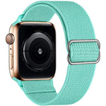 xDfind 調節可能なスライドバックル付き伸縮ナイロンウォッチバンド、Apple Watch 42 / 44 / 45 / 46 / 49mm用、Apple Watch 38 / 40 / 41 / S10 42mm用