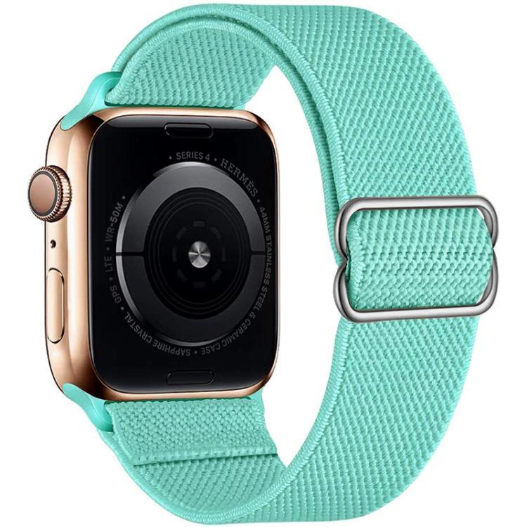xDfind 調節可能なスライドバックル付き伸縮ナイロンウォッチバンド、Apple Watch 42 / 44 / 45 / 46 / 49mm用、Apple Watch 38 / 40 / 41 / S10 42mm用