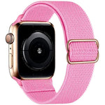 xDfind 調節可能なスライドバックル付き伸縮ナイロンウォッチバンド、Apple Watch 42 / 44 / 45 / 46 / 49mm用、Apple Watch 38 / 40 / 41 / S10 42mm用