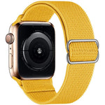 xDfind 調節可能なスライドバックル付き伸縮ナイロンウォッチバンド、Apple Watch 42 / 44 / 45 / 46 / 49mm用、Apple Watch 38 / 40 / 41 / S10 42mm用