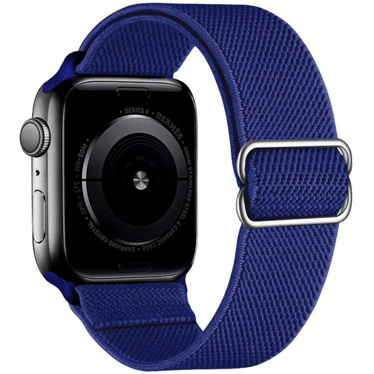 xDfind 調節可能なスライドバックル付き伸縮ナイロンウォッチバンド、Apple Watch 42 / 44 / 45 / 46 / 49mm用、Apple Watch 38 / 40 / 41 / S10 42mm用