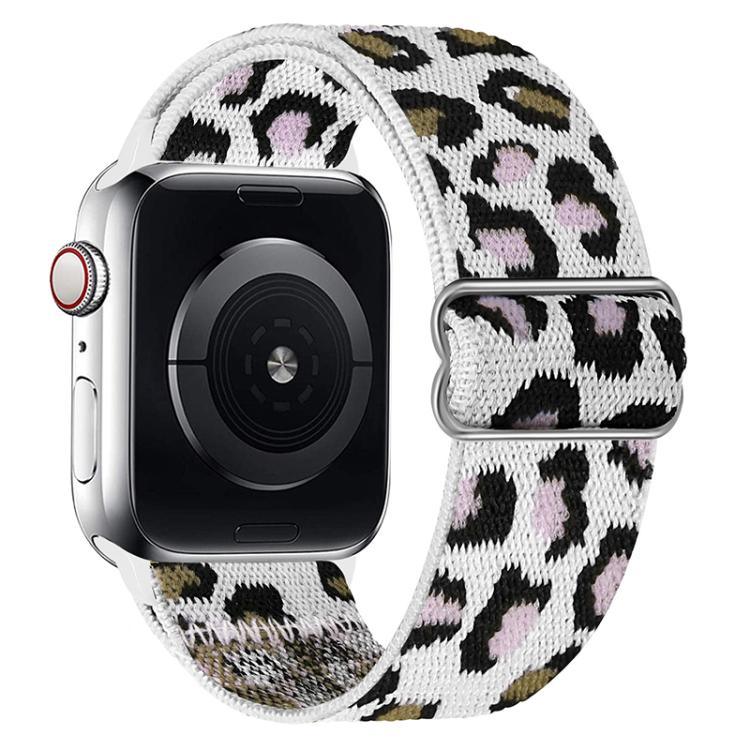 xDfind 調節可能なスライドバックル付き伸縮ナイロンウォッチバンド、Apple Watch 42 / 44 / 45 / 46 / 49mm用、Apple Watch 38 / 40 / 41 / S10 42mm用