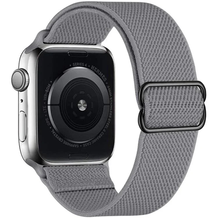 xDfind 調節可能なスライドバックル付き伸縮ナイロンウォッチバンド、Apple Watch 42 / 44 / 45 / 46 / 49mm用、Apple Watch 38 / 40 / 41 / S10 42mm用