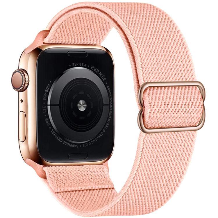 xDfind 調節可能なスライドバックル付き伸縮ナイロンウォッチバンド、Apple Watch 42 / 44 / 45 / 46 / 49mm用、Apple Watch 38 / 40 / 41 / S10 42mm用