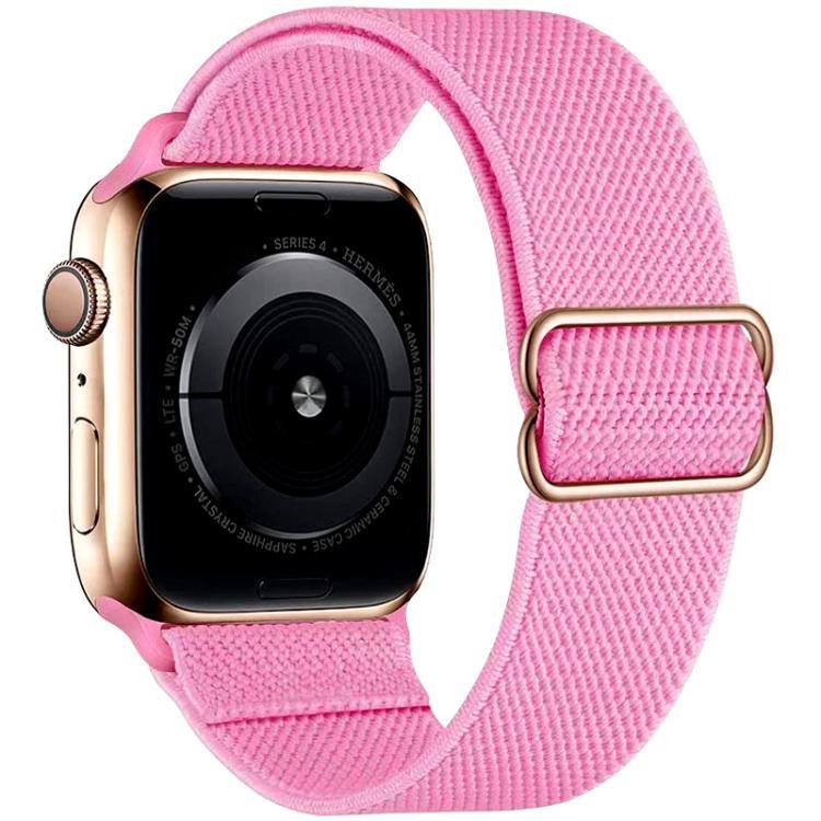 xDfind 調節可能なスライドバックル付き伸縮ナイロンウォッチバンド、Apple Watch 42 / 44 / 45 / 46 / 49mm用、Apple Watch 38 / 40 / 41 / S10 42mm用