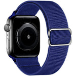 xDfind 調節可能なスライドバックル付き伸縮ナイロンウォッチバンド、Apple Watch 42 / 44 / 45 / 46 / 49mm用、Apple Watch 38 / 40 / 41 / S10 42mm用