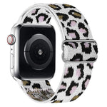 xDfind 調節可能なスライドバックル付き伸縮ナイロンウォッチバンド、Apple Watch 42 / 44 / 45 / 46 / 49mm用、Apple Watch 38 / 40 / 41 / S10 42mm用