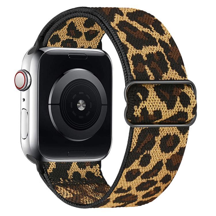xDfind 調節可能なスライドバックル付き伸縮ナイロンウォッチバンド、Apple Watch 42 / 44 / 45 / 46 / 49mm用、Apple Watch 38 / 40 / 41 / S10 42mm用
