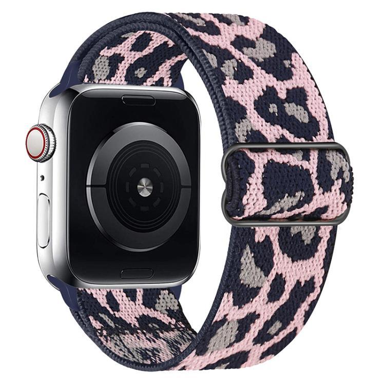 xDfind 調節可能なスライドバックル付き伸縮ナイロンウォッチバンド、Apple Watch 42 / 44 / 45 / 46 / 49mm用、Apple Watch 38 / 40 / 41 / S10 42mm用