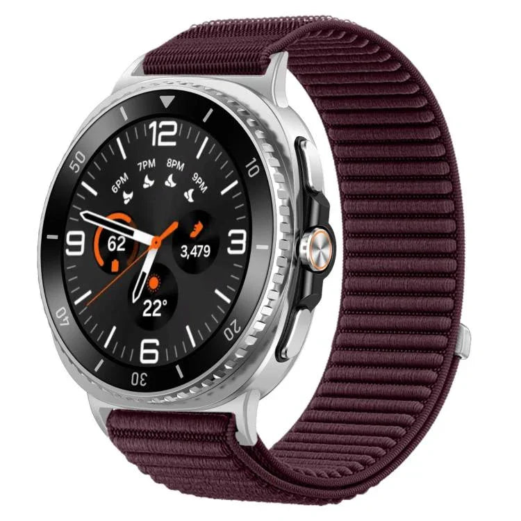 xDfind 編みナイロンマジックテープウォッチバンド、Samsung Galaxy Watch8 / 8 Classic用