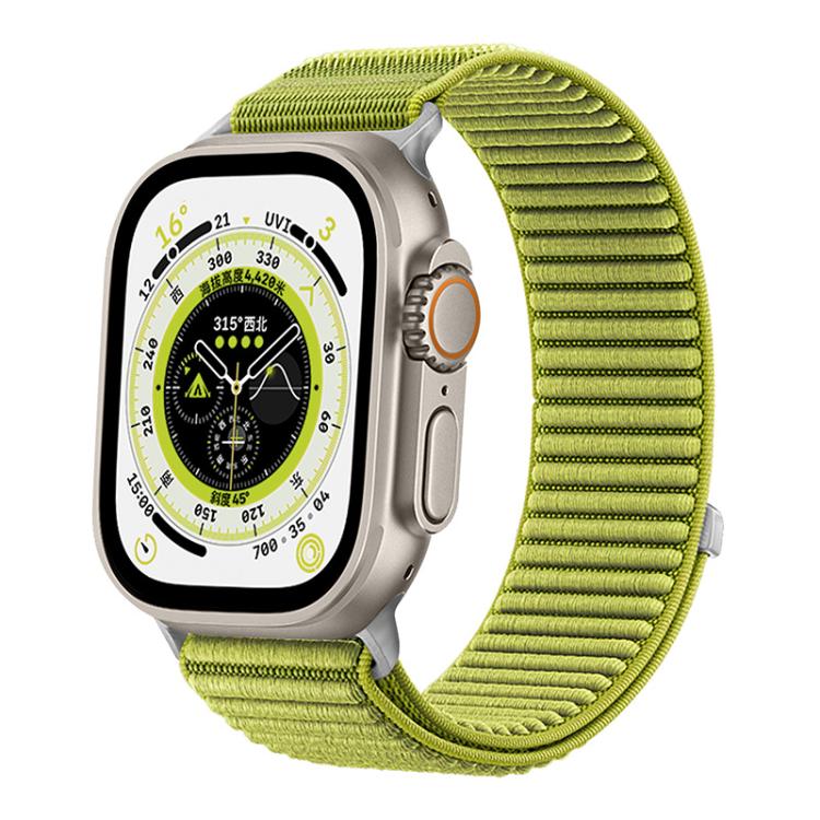 xDfind 織りナイロン製フック＆ループファスナーベルト、Apple Watch 42 / 44 / 45 / 46 / 49mm用、Apple Watch 38 / 40 / 41 / S10 42mm用