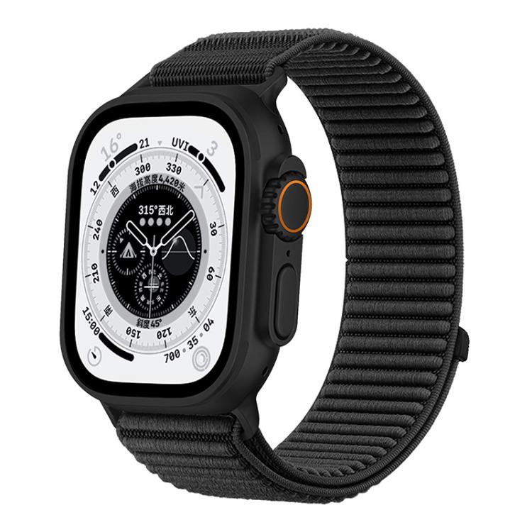 xDfind 織りナイロン製フック＆ループファスナーベルト、Apple Watch 42 / 44 / 45 / 46 / 49mm用、Apple Watch 38 / 40 / 41 / S10 42mm用