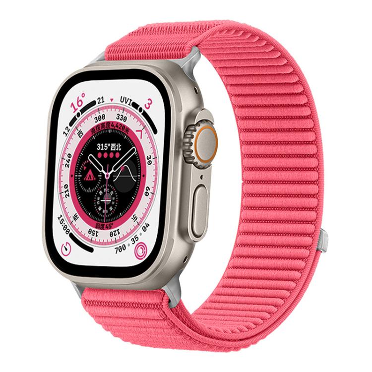 xDfind 織りナイロン製フック＆ループファスナーベルト、Apple Watch 42 / 44 / 45 / 46 / 49mm用、Apple Watch 38 / 40 / 41 / S10 42mm用