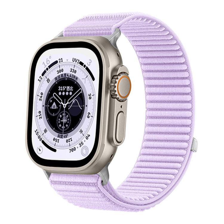 xDfind 織りナイロン製フック＆ループファスナーベルト、Apple Watch 42 / 44 / 45 / 46 / 49mm用、Apple Watch 38 / 40 / 41 / S10 42mm用
