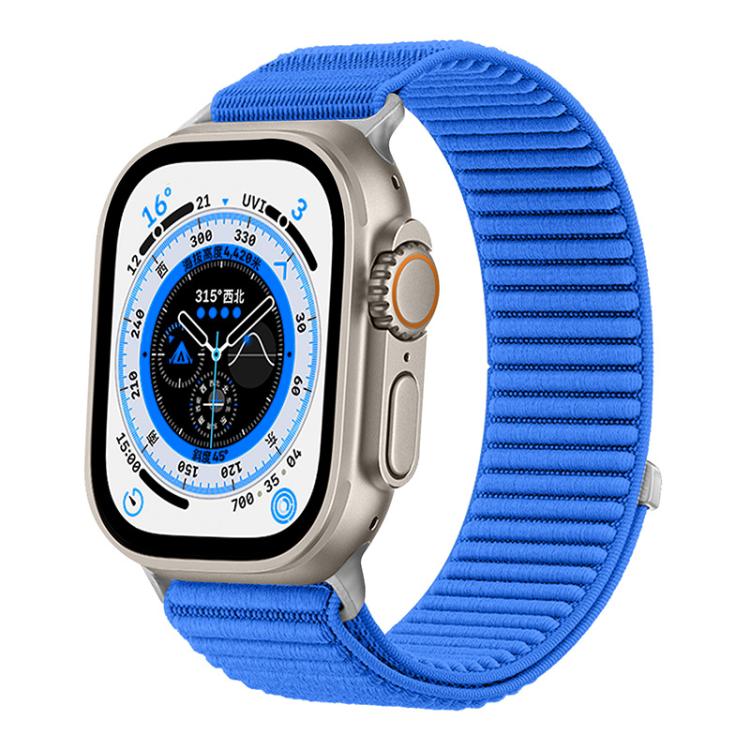 xDfind 織りナイロン製フック＆ループファスナーベルト、Apple Watch 42 / 44 / 45 / 46 / 49mm用、Apple Watch 38 / 40 / 41 / S10 42mm用